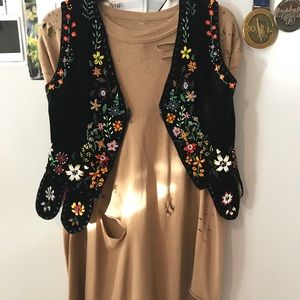 Beaded Vintage Vest